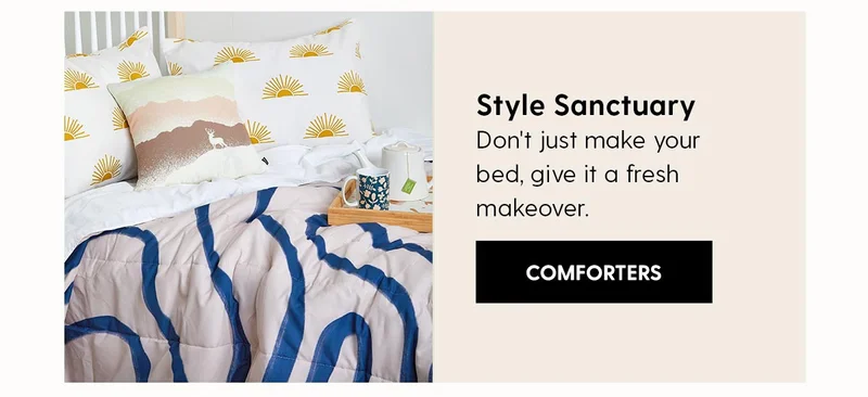 Style Sanctuary | Don't just make your bed, give it a fresh makeover. | Shop Comforters