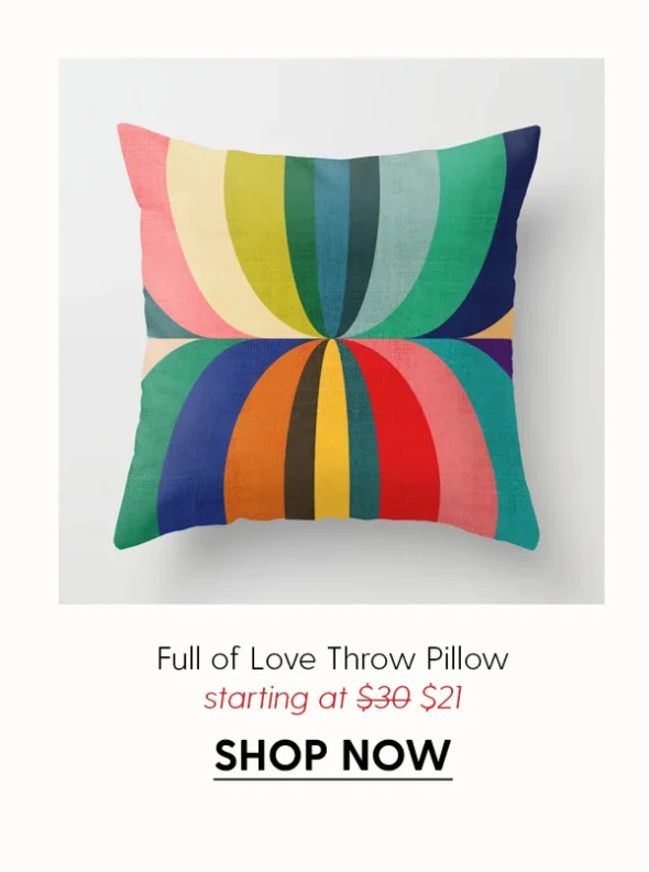 Full of love Throw Pillow