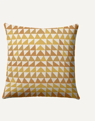 Justina Blakeney Miya Ochre Woven Throw Pillow