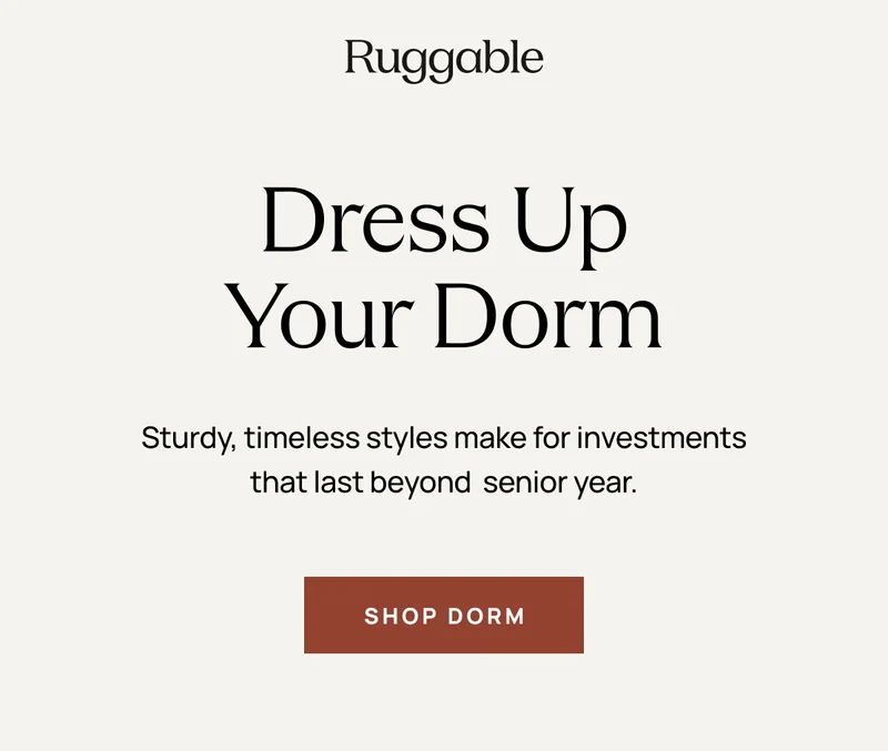 Dress Up Your Dorm | Sturdy, timeless styles make for investments that last beyond senior year | Shop Dorm