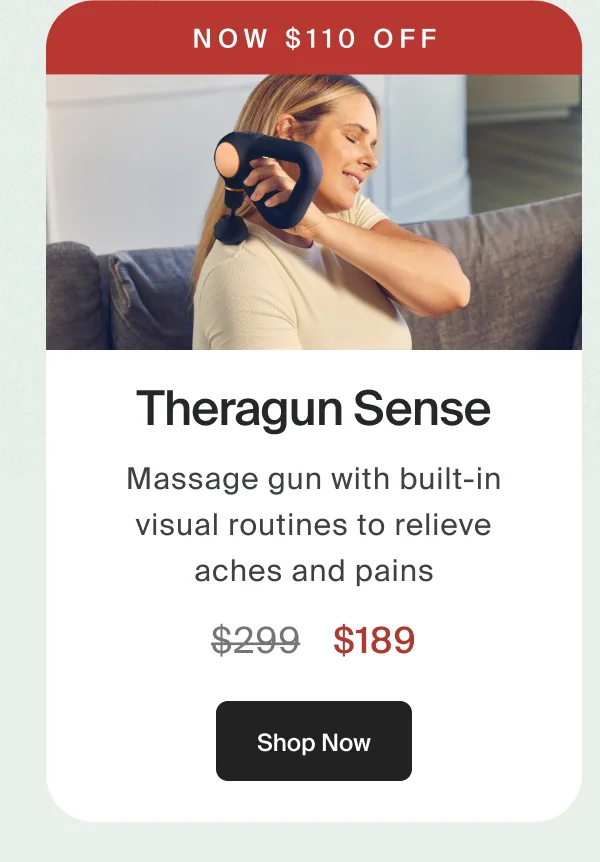 Theragun Sense | $189 | Shop Now