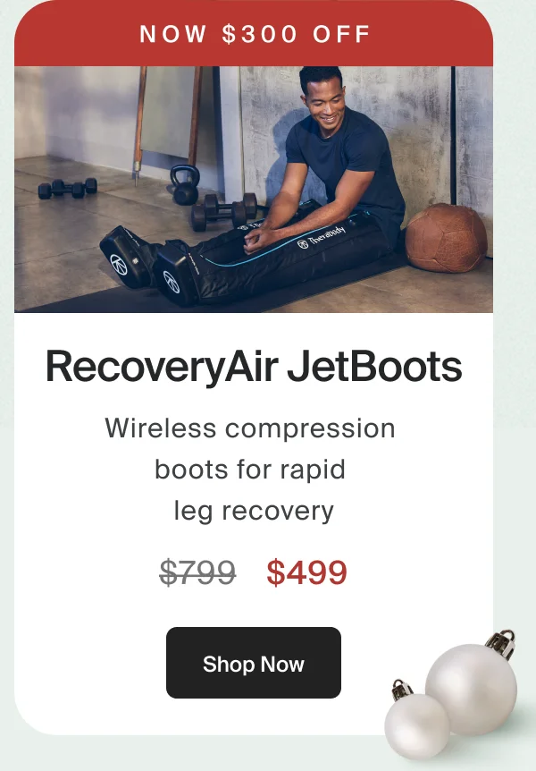 RecoveryAir JetBoots | $499 | Shop Now