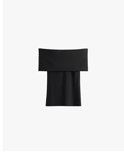 Off The Shoulder Top Black