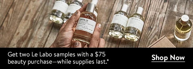 Le Labo gift with purchase.