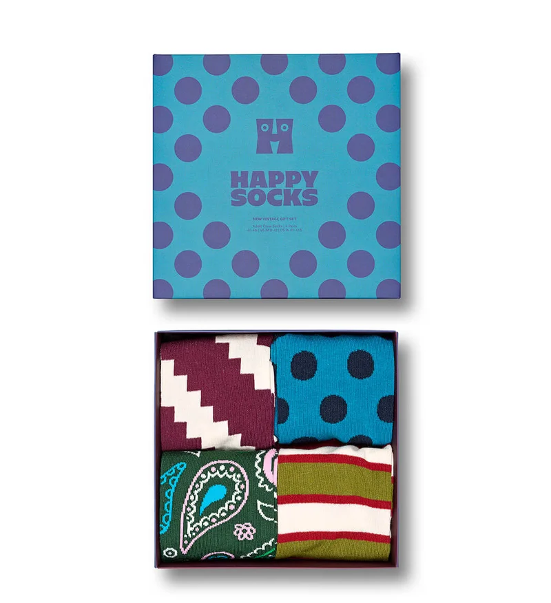4-Pack New Vintage Socks Gift Set
