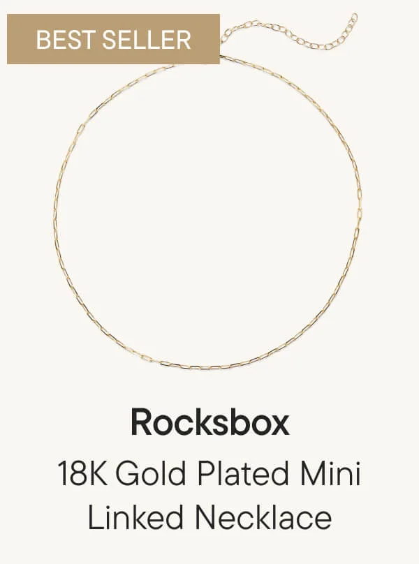 18K Gold Plated Mini Linked Necklace