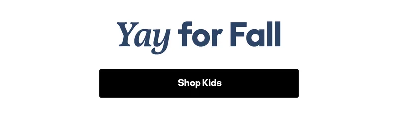 Yay for Fall | Shop Kids