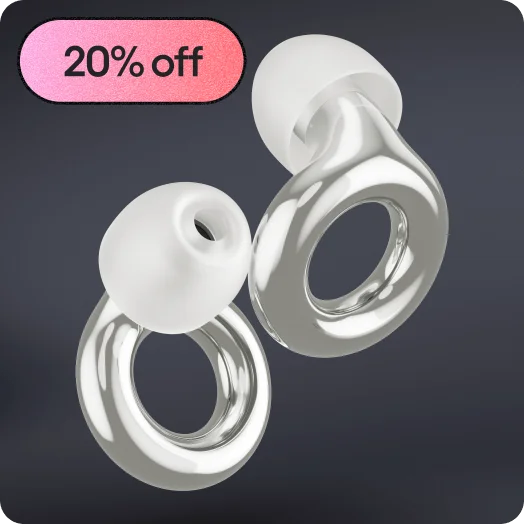 A pair of Loop Experience in color Silver
