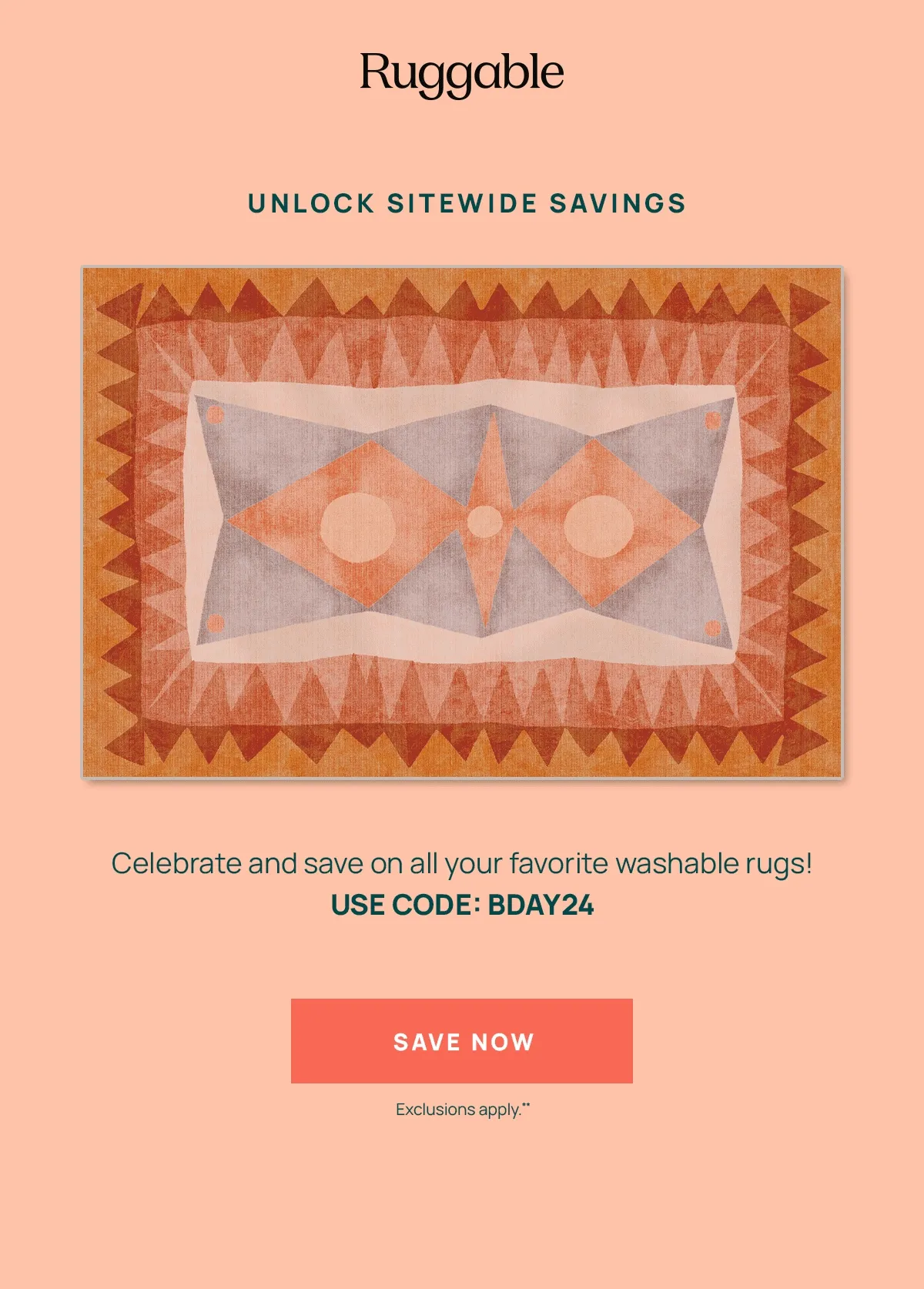 USE CODE: BDAY24