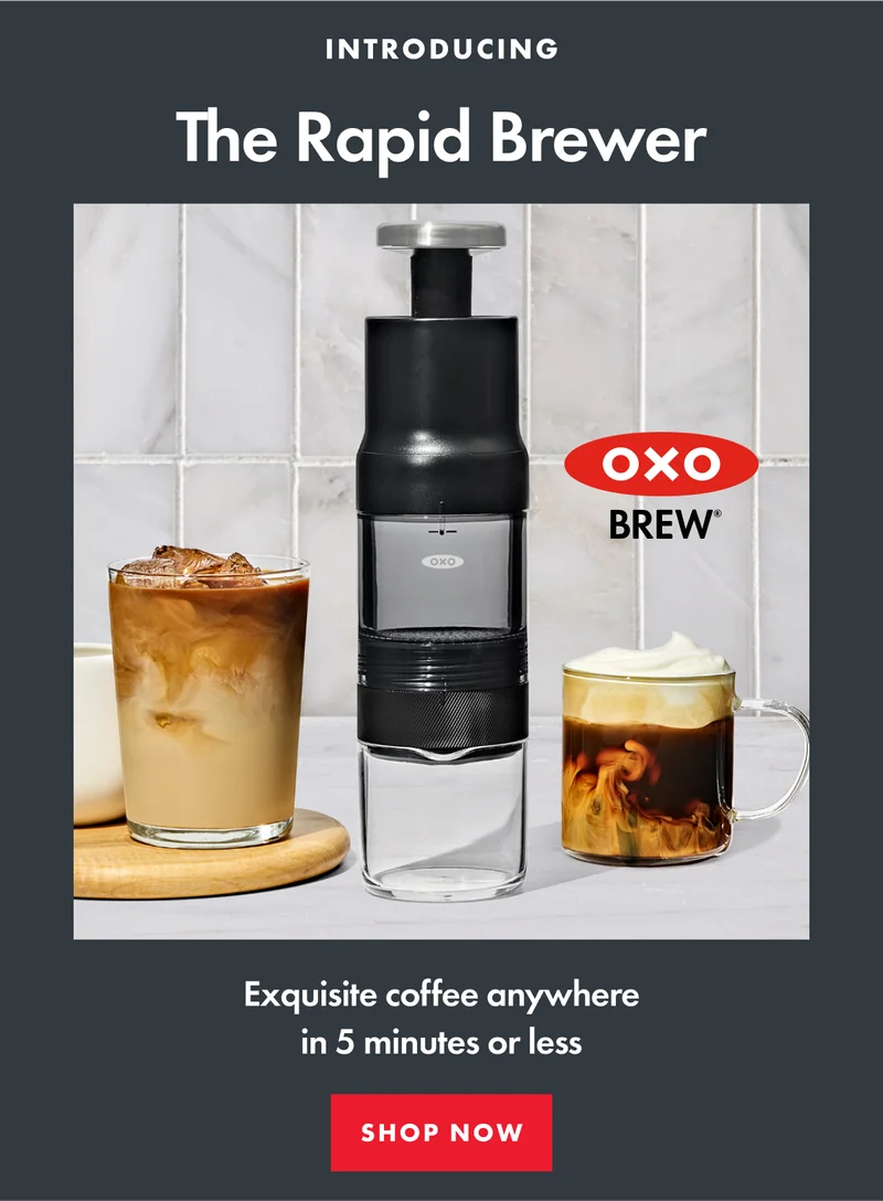 Exquisite coffee anywhere in 5 minutes or less.