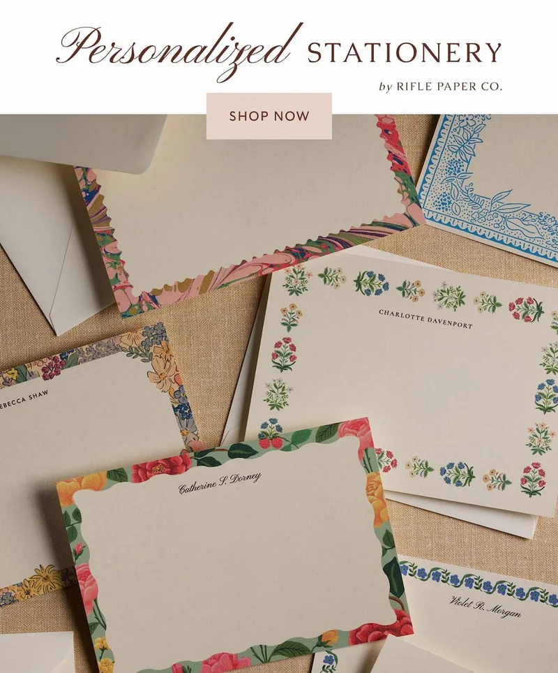 Shop Personalized Stationery