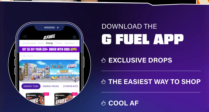 Download the G FUEL App