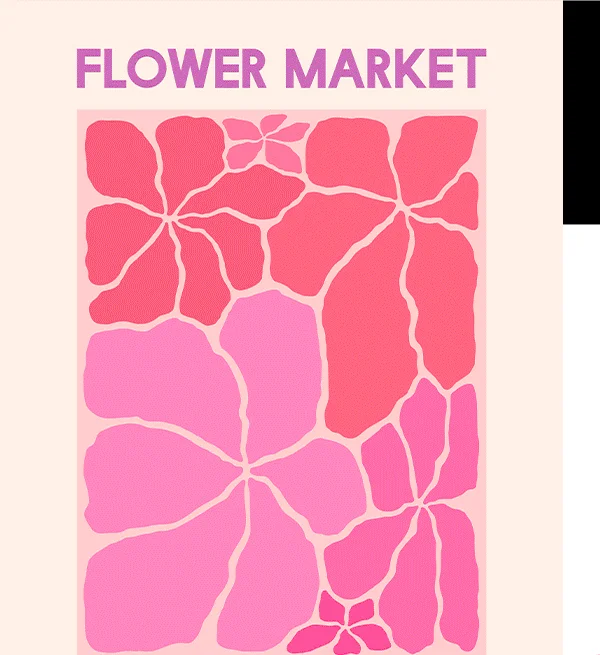 Flower Market Chicago By: April Lane Art