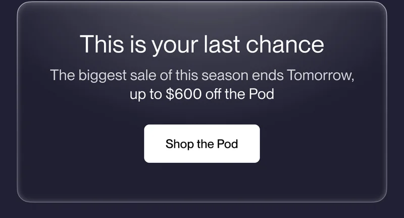 This is your last chance