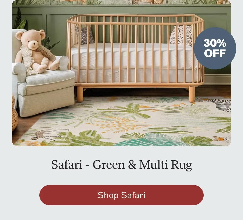Safari - Green & Multi Rug shop safari 30%
OFF