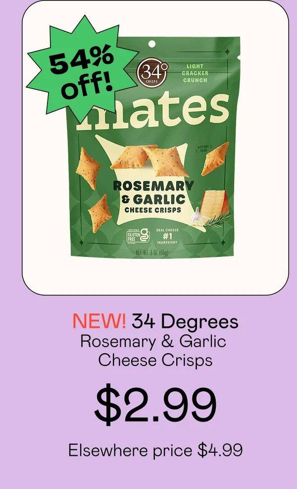 Rosemary & Garlic Cheese Crisps