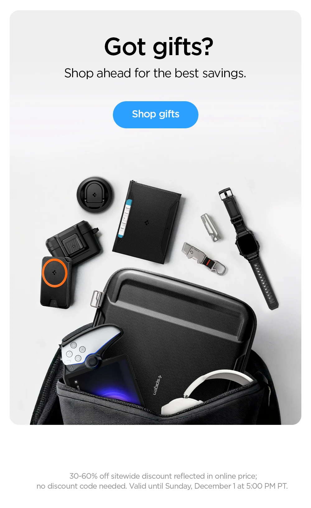 Got gifts? Shop ahead for the best savings.