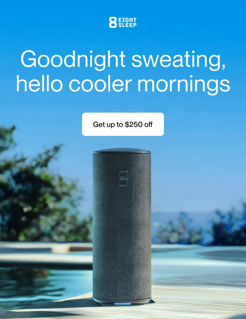 Goodnight sweating,  hello cooler mornings