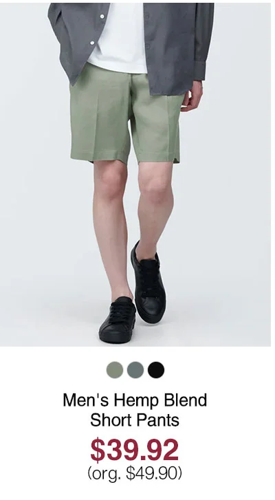 Shop Men's Hemp Blend Short Pants
