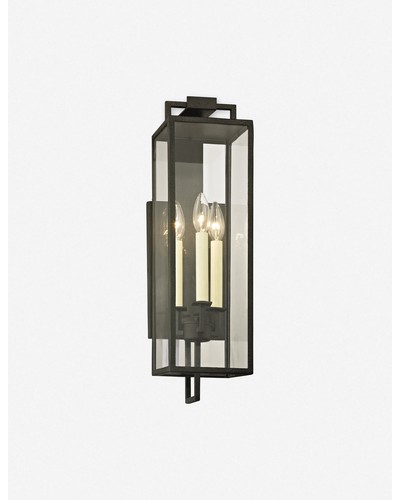 Judy Outdoor Sconce-Brown / 40"H