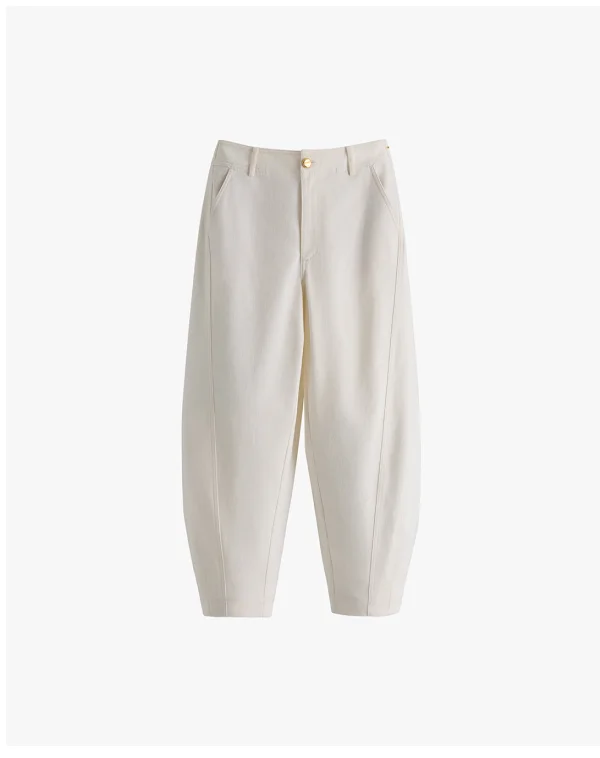 Barrel Pant Ecru