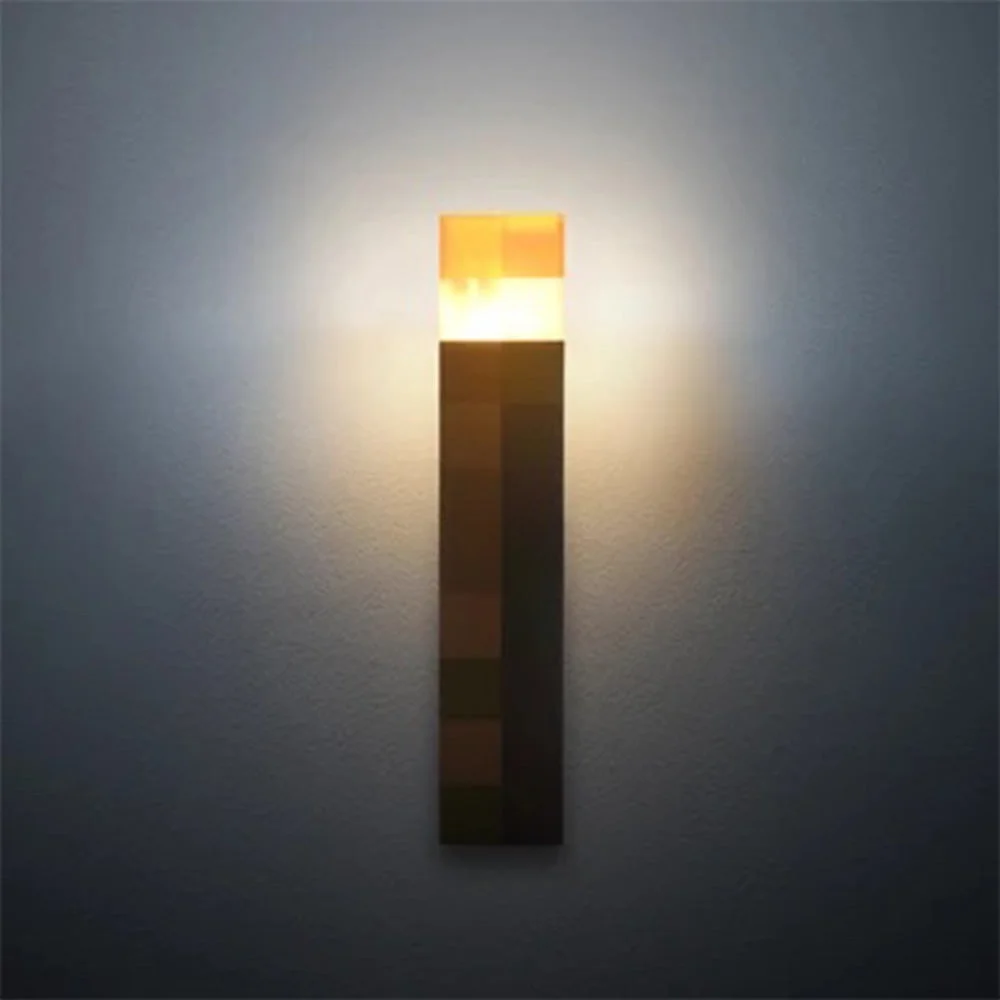 Image of Minecraft Torch Light - 5 Inches Tall