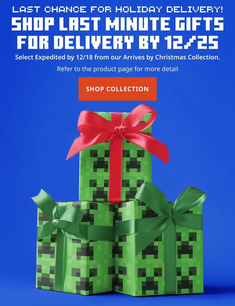 Shop Last Minute Gifts for Delivery by 12/25