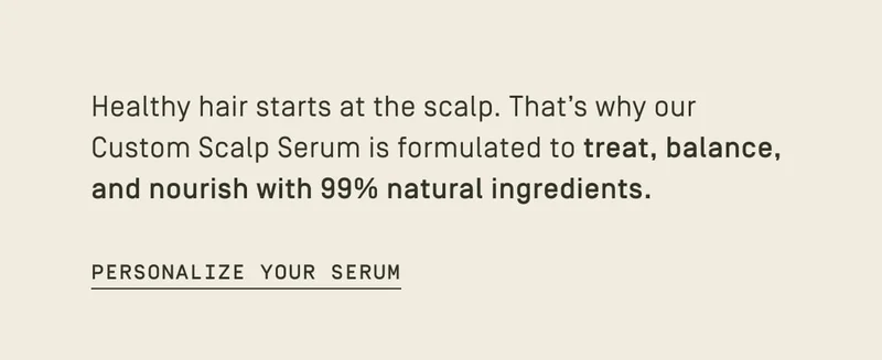 Personalize your serum