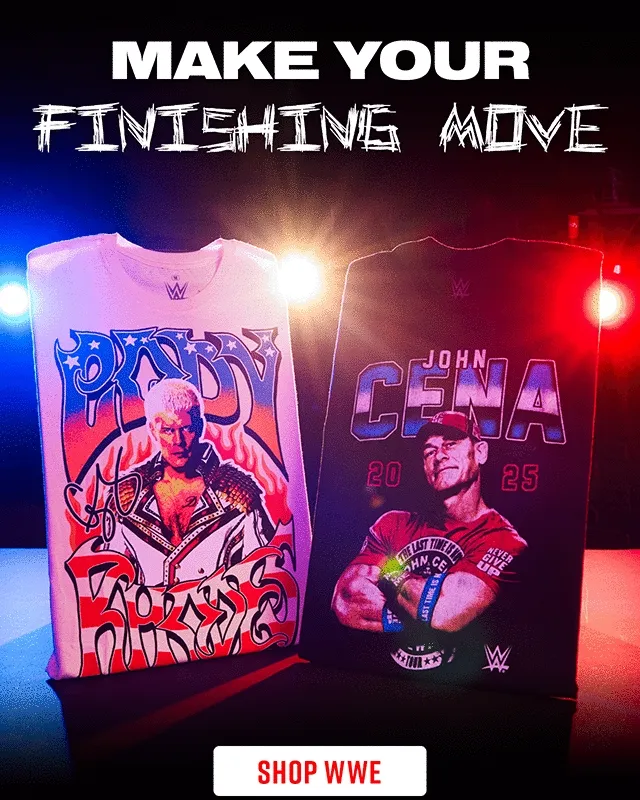 Make Your Finishing Move. Shop WWE