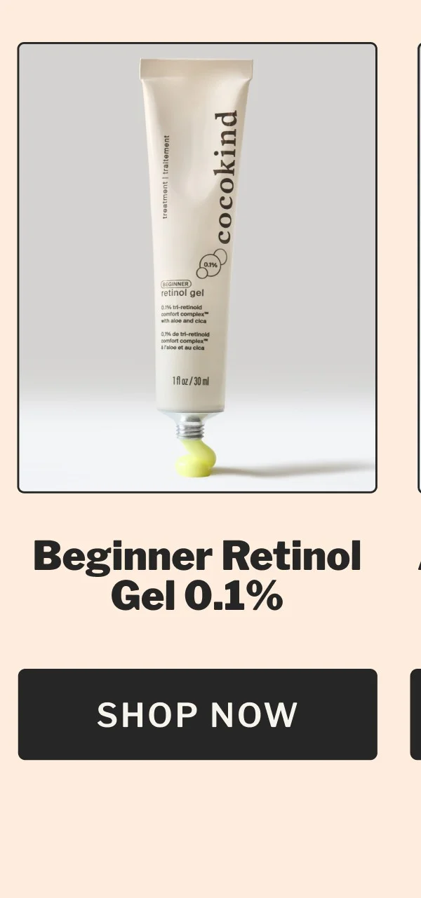 beginner retinol gel 0.1%