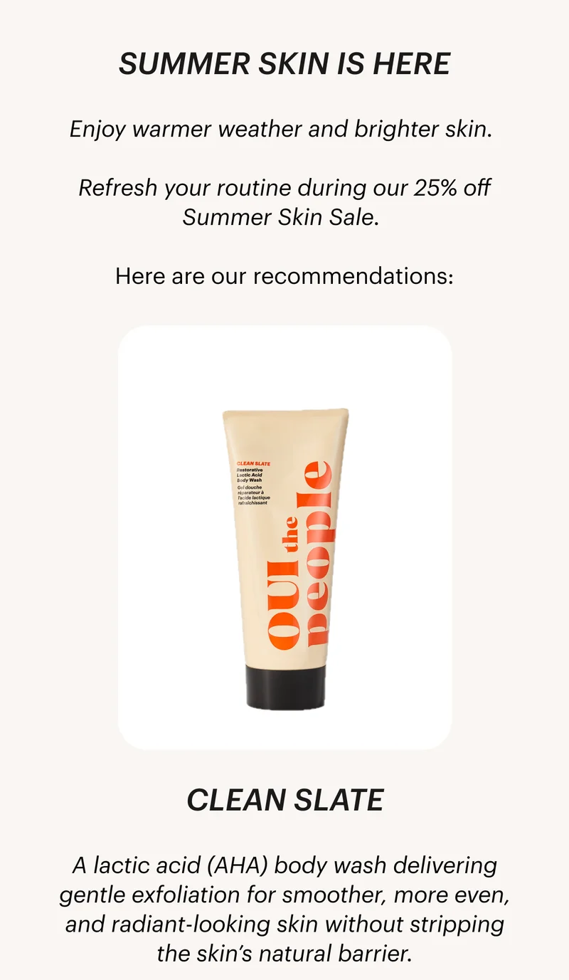 Summer Skin Sale