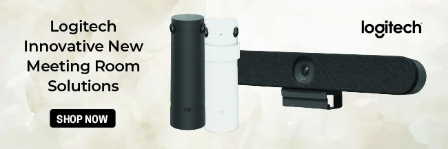 Logitech 2023 VC / Room Solution banner