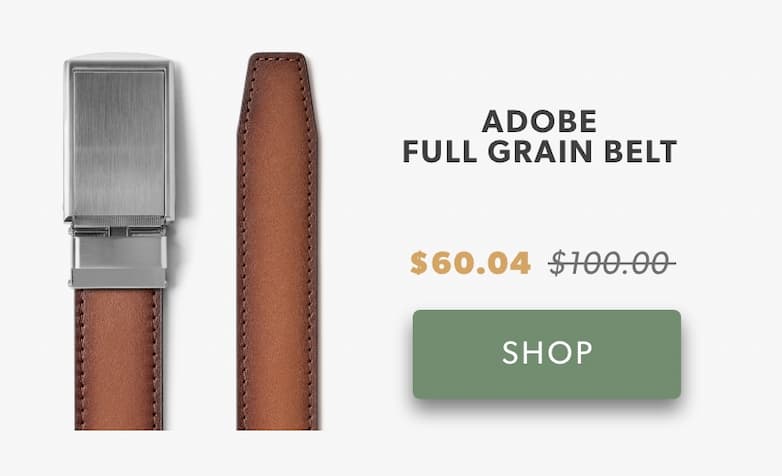 Adobe Full Grain Belt
