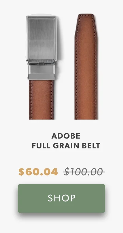 Adobe Full Grain Belt