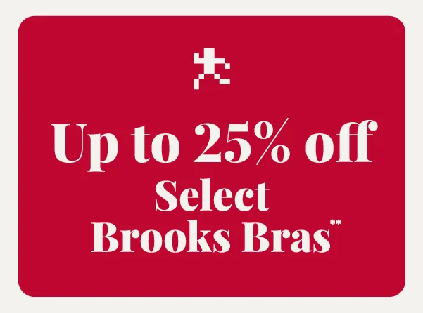 Up to 25% off Select Brooks Bras