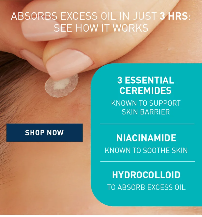 Absorbs excess oil