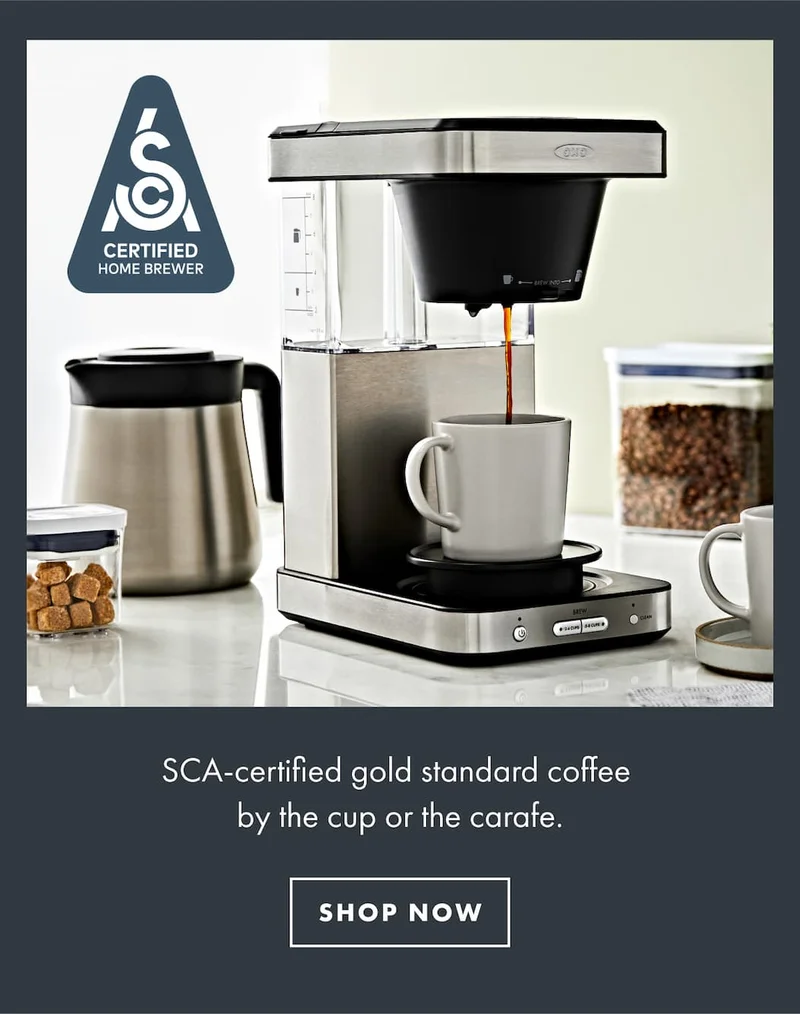 SCA-certified gold standard coffee  by the cup or the carafe. | SHOP NOW
