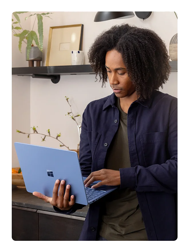Choose your new Surface Laptop, Copilot+ PC.