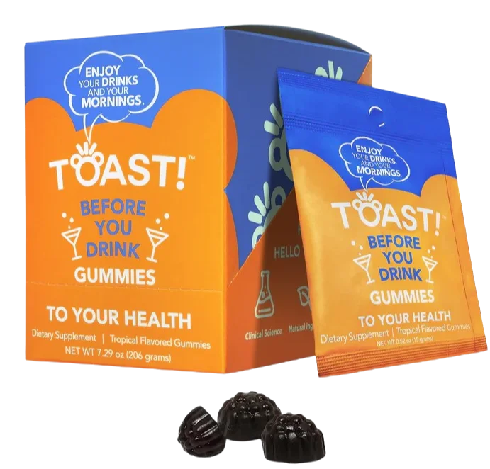 Image of Toast! Supplements Before You Drink Gummies (12 CT)