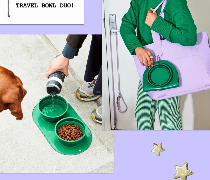 travel bowl duo