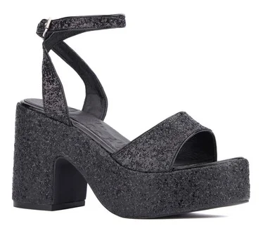 Olivia Miller Women's Capricorn Sparkle Platform Heels