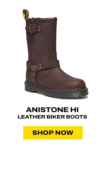 Anistone Hi Leather Biker Boots