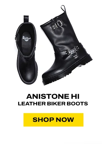 Anistone Hi Leather Biker Boots