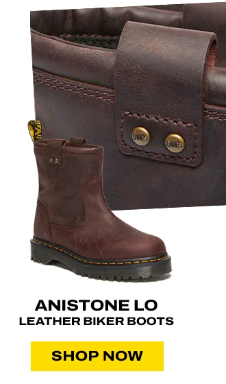Anistone Lo Leather Biker Boots