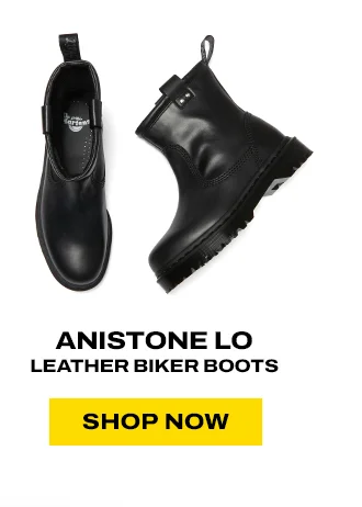 Anistone Lo Leather Biker Boots