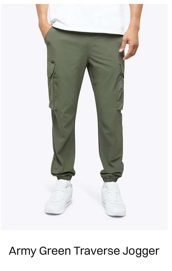 Army Green Traverse Jogger