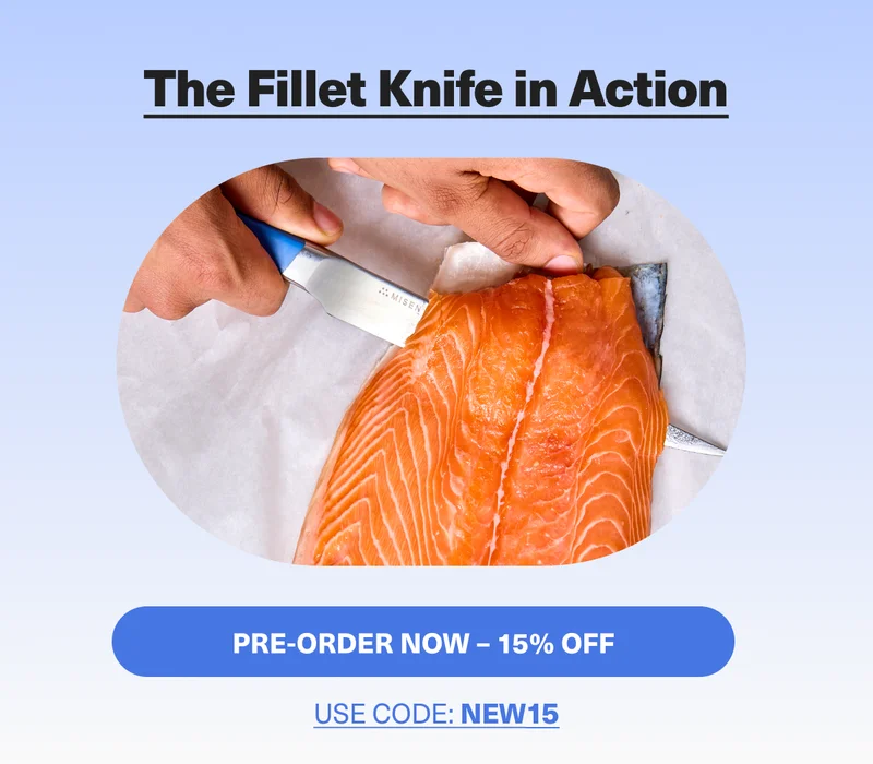 The Fillet Knife in Action - PRE-ORDER NOW AND GET 15% OFF - USE CODE: discount code