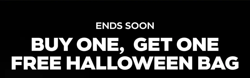 ENDS SOON - BUY ONE, GET ONE FREE HALLOWEEN BAG