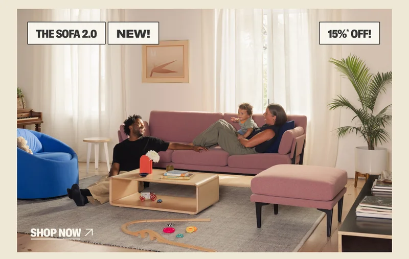 Save 15%* on The Sofa 2.0