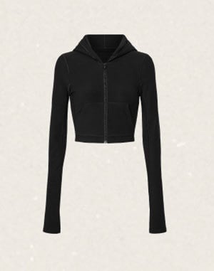 ALOSOFT SINCERE FITTED JACKET - BLACK